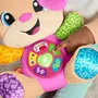 Fisher-Price Peluche musicale interactive d'éveil pour bébé Sis JFD31 - 50 chansons et 6 points interactifs - Pour la naissance