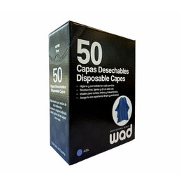 Wad Professional Beauty Lot de 50 capes jetables bleues