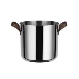 Alessi PU100/20 Casserole haute Edo de 20 cm avec anse en inox 18/10, design Patricia Urquiola - Parfaite pour la cuisson immergée