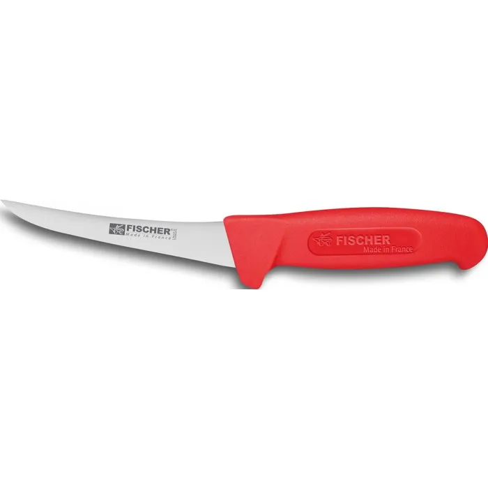 Fisher Couteau à désosser Courbe Pro Rouge Lame 13 cm Fisher Couteau à désosser Courbe Pro Rouge Lame 13 cm