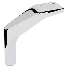 Q&Q Pied de meuble Aryta H150 Cromo en métal