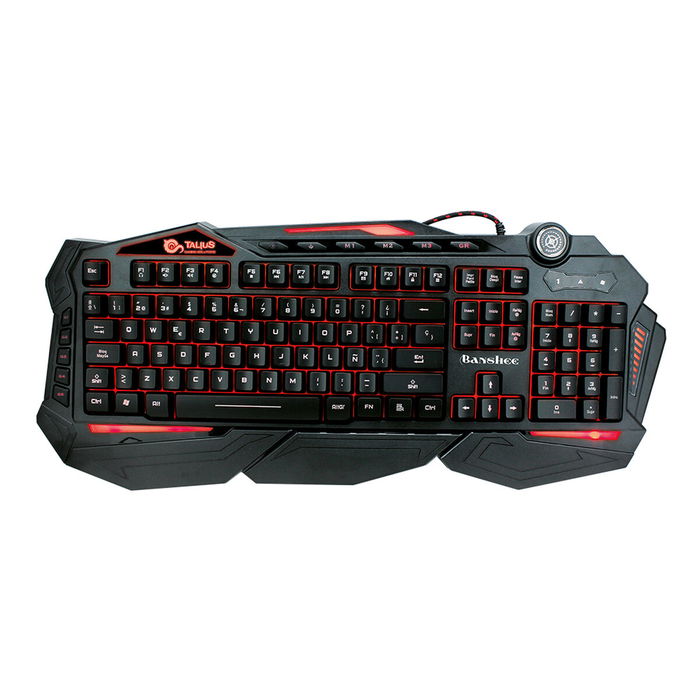 Clavier pour jeu Talius Banshee Noir Espagnol Qwerty Clavier pour jeu Talius Banshee Noir Espagnol Qwerty