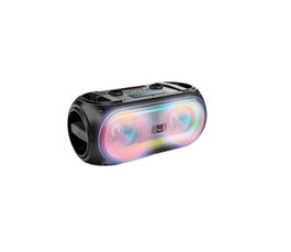 Reig - Système audio avec Bluetooth, radio FM, 2 microphones sans fil, écran, entrée AUX et port USB