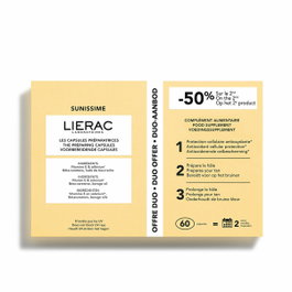 Lierac SUNISSIME Capsules Préparation Bronzage Pack de 2 x 30 capsules