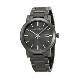 Burberry BU9007 montre analogique pour femme en acier inoxydable gris