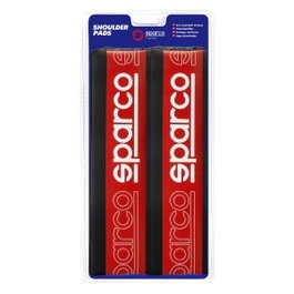 Abc Coussinets de ceinture Sparco modèle SPC rouge et noir (Lot de 2)