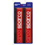 Abc Coussinets de ceinture Sparco modèle SPC rouge et noir (Lot de 2)
