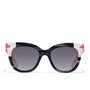 Hawkers Lunettes de Soleil AUDREY Papillon Femme Noir/Rose/Transparent Verres Noirs Référence 110026