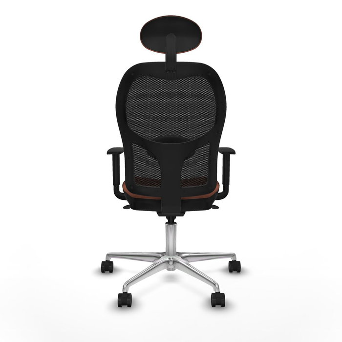 Piqueras y Crespo Chaise de Bureau avec Appui-tête 1D086N1 Marron Noir Piqueras y Crespo Chaise de Bureau avec Appui-tête 1D086N1 Marron Noir