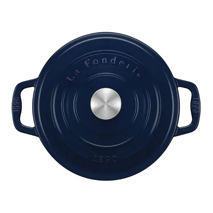 La Fonderie 1890 Cocotte en fonte émaillée ALMA22, compatible induction La Fonderie 1890 Cocotte en fonte émaillée ALMA22, compatible induction