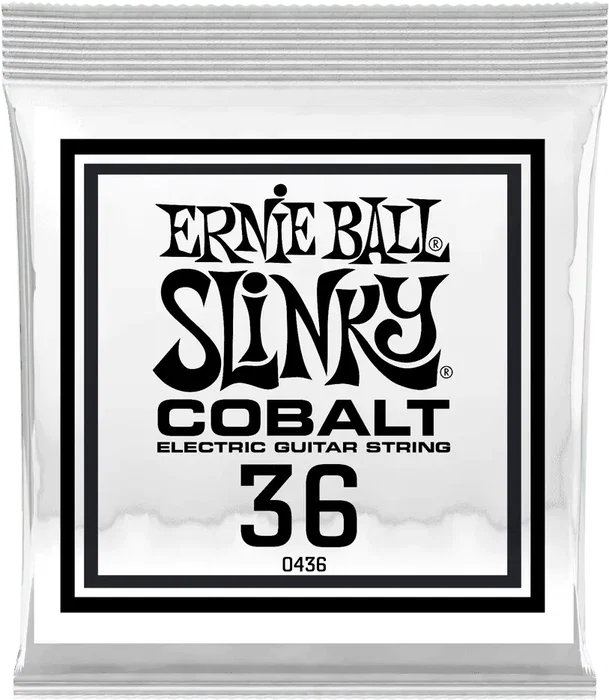 Ernie Ball Cuerda Bajo Slinky Cobalt .036 Set de 6 Cordes pour Guitare Basse (Set de 6)