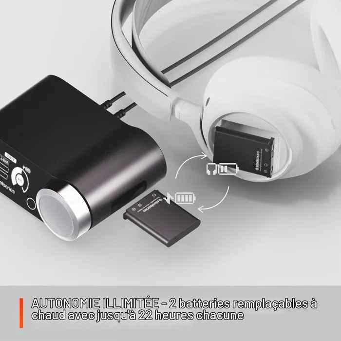 Steelseries Arctis Nova Pro, Casque audio gaming sans fil Blanc Steelseries Arctis Nova Pro, Casque audio gaming sans fil Blanc