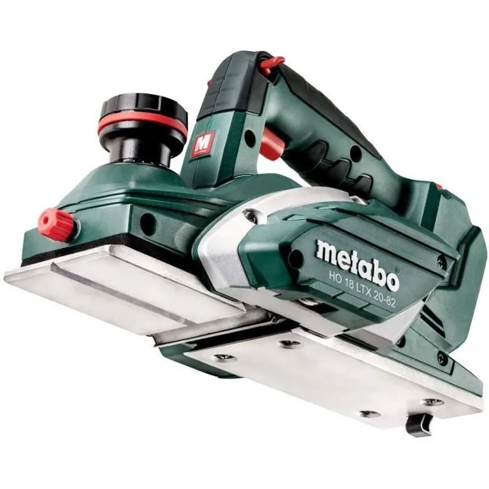 Metabo Rabot sans fil HO 18 LTX 20-82 18 V - Largeur 82 mm, profondeur reglable 2 mm - Sans batterie ni chargeur