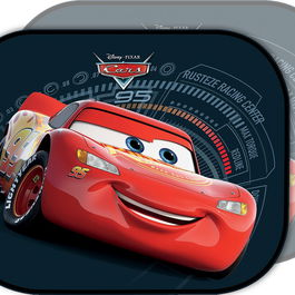 Licensing Pare De Rideaux Latéraux 44x35 cm 2Pz &I7 CZ10245 Disney Cars UV Protection Ventouse