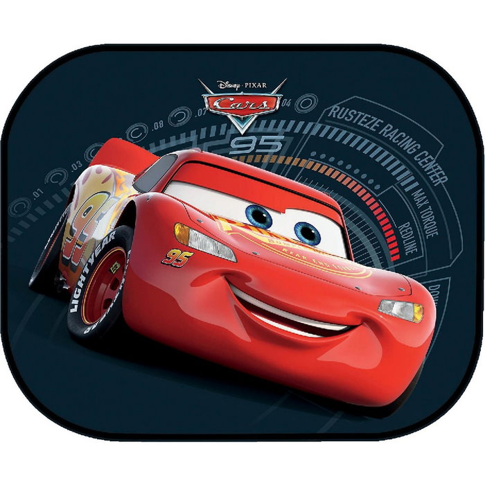 Licensing Pare De Rideaux Latéraux 44x35 cm 2Pz &I7 CZ10245 Disney Cars UV Protection Ventouse