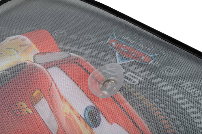 Licensing Pare De Rideaux Latéraux 44x35 cm 2Pz &I7 CZ10245 Disney Cars UV Protection Ventouse