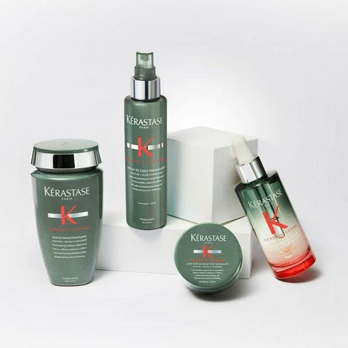 Kérastase Genesis Home Bain de Masse 250 ml – Shampoing Épaississant pour Cheveux Affinés