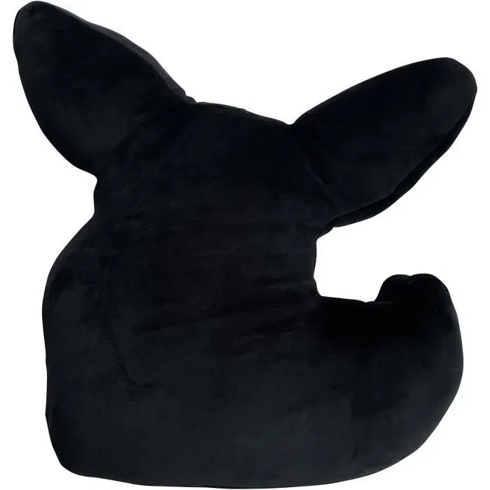 Pokemon - Coussin décoratif 3D en microfibre - Personnage Evoli - 40 cm - Idéal pour salon ou chambre