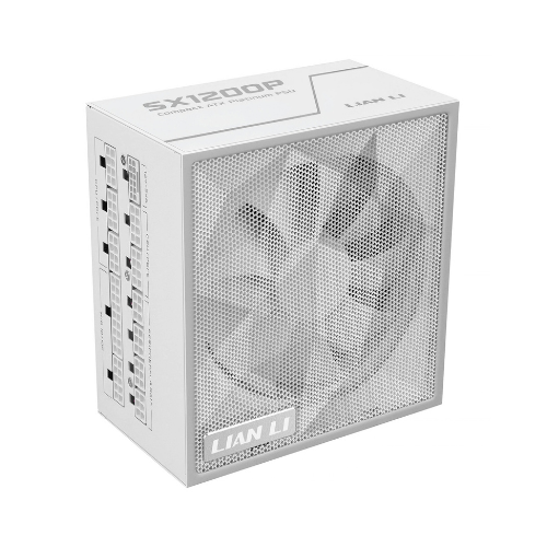 Lian Li SX1200P White Platinum Alimentation ATX 1200W 80 Plus Platinum ATX 3.1 Blanche Lian Li SX1200P White Platinum Alimentation ATX 1200W 80 Plus Platinum ATX 3.1 Blanche