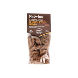 NATWINS Biscuits à l'avoine au chocolat noir