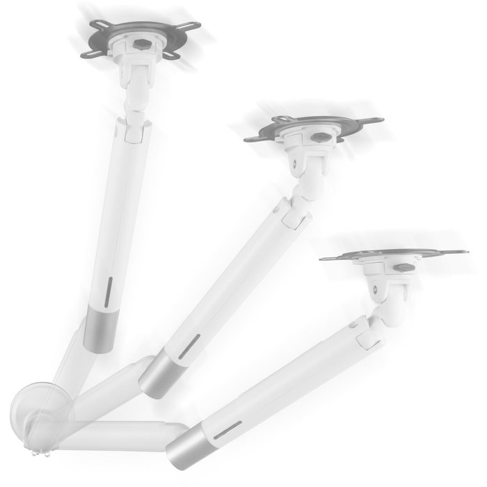 One For All Support moniteur Dynamic - Vesa 100 - Simple Bras - Blanc