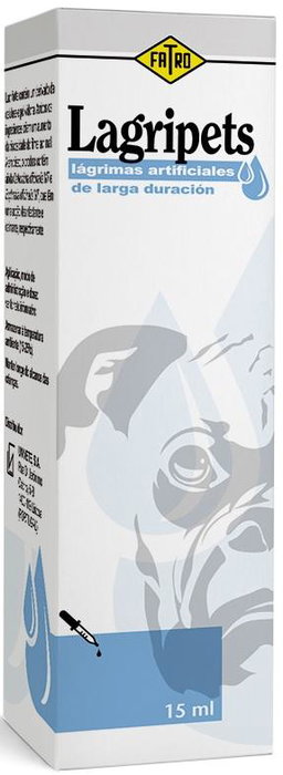 FATRO VET Lagripets - Collyre vétérinaire pour chien et chat - Flacon de 15 ml FATRO VET Lagripets - Collyre vétérinaire pour chien et chat - Flacon de 15 ml