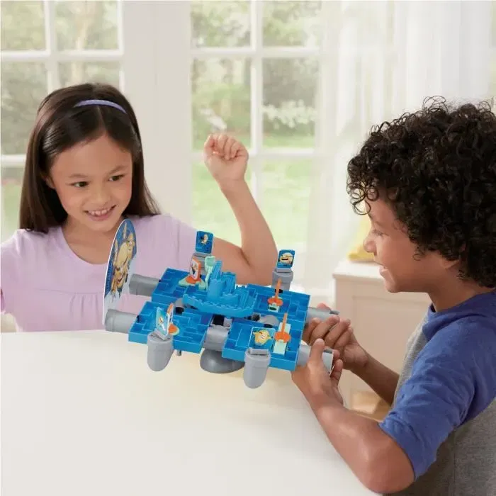 Epoch Games Minions AVL Maze Mission - Jeu de Labyrinthe à Billes avec 4 Minions, 25 000 Combinaisons, Jeu de Réflexion pour Enfants à Partir de 4 Ans