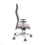 Piqueras y Crespo Chaise de Bureau Albacete Blanc et Noir