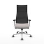 Piqueras y Crespo Chaise de Bureau Albacete Blanc et Noir