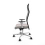Piqueras y Crespo Chaise de Bureau Albacete Blanc et Noir
