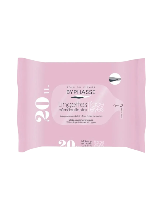 Byphasse Lingettes nettoyantes pour le visage, 20 unités Byphasse Lingettes nettoyantes pour le visage, 20 unités