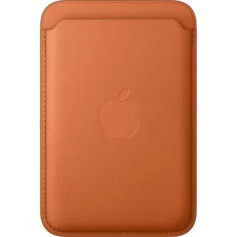 Apple iPhone - Portefeuille à tissage fin avec MagSafe - Orange Fox