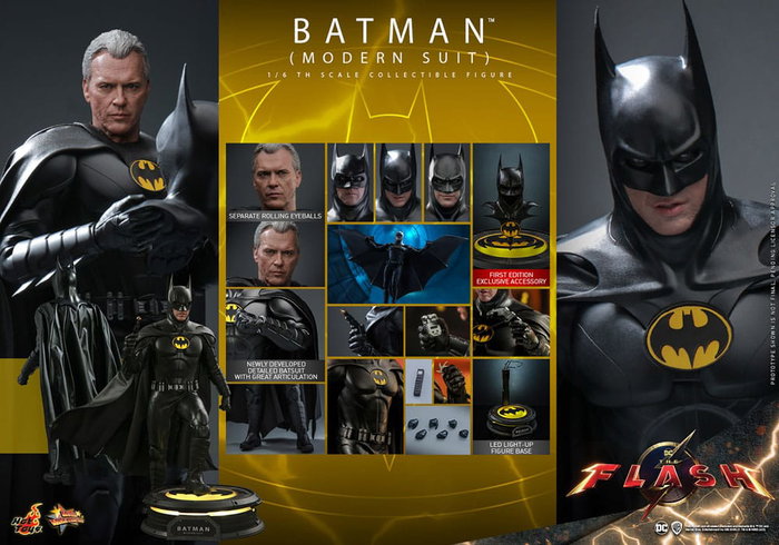 The Flash figurine Movie Masterpiece 1/6 Batman (Modern Suit) 30 cm