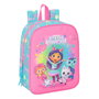 Safta Sac à dos enfant Gabby's Dollhouse Confetti Rose et Turquoise