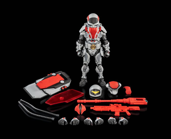 Four Horsemen Toy Design Cosmic Legions: Outpost Zaxxius Phantom Trooper T.U.5.C.C. figurine