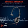 Poly Blackwire 3210 Casque Monaural USB-C avec adaptateur USB-C/A Noir