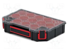 KISTENBERG TAGER 30 Conteneur collectif noir avec partitions