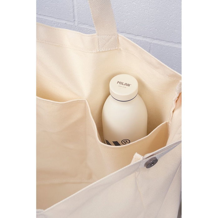 Milan Tote bag géant 403 since 1918 beige 100% coton 40 L 51x40,5x21,5 cm Milan Tote bag géant 403 since 1918 beige 100% coton 40 L 51x40,5x21,5 cm