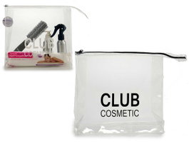 BERILO Lot de 36 Nécessaires de Toilette en Plastique - Blanc, Noir et Transparent