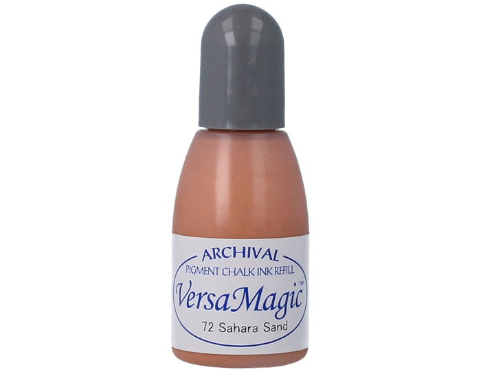 Tsukineko Versamagic Encre de recharge Arena del Sahara effet craie 20ml Tsukineko Versamagic Encre de recharge Arena del Sahara effet craie 20ml