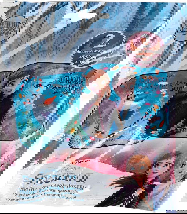 Licensing &I13 CZ10246 Pare De Rideaux Latéraux 44x35 cm 2Pz Disney La Reine des Neiges 2 UV Protection