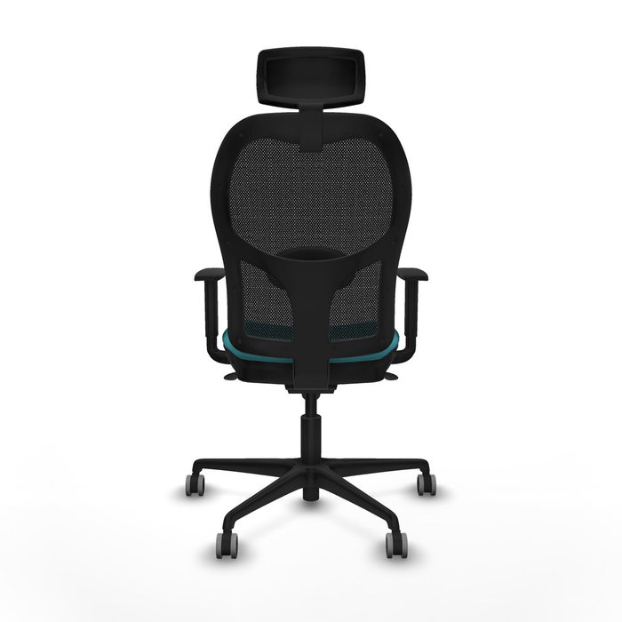Piqueras y Crespo Chaise de Bureau avec Appui-tête Jorquera 1D036G2 Turquoise