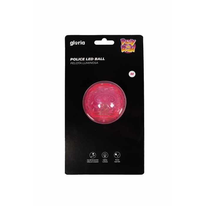 Boule pour animaux de compagnie Gloria PLAY AND RUN Rose TPR 6,35 cm Boule pour animaux de compagnie Gloria PLAY AND RUN Rose TPR 6,35 cm