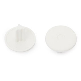 ITALIANA FERRAMENTA Tapa plástica ronde 15 mm blanc (Pack de 100)