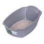 Bac à litière pour chats Diamentiq 4004508810DIA Blanc Gris Plastique 40 x 38,7 x 55,5 cm