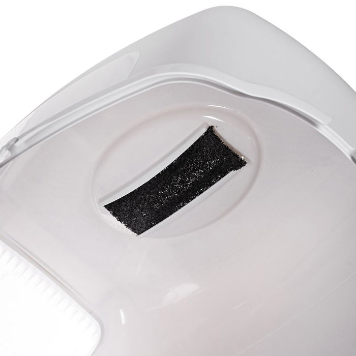 Bac à litière pour chats Diamentiq 4004508810DIA Blanc Gris Plastique 40 x 38,7 x 55,5 cm