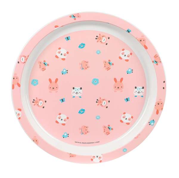 Safta Set de couverts, assiettes et verre girafe pour enfant préscolaire