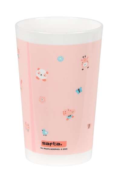 Safta Set de couverts, assiettes et verre girafe pour enfant préscolaire
