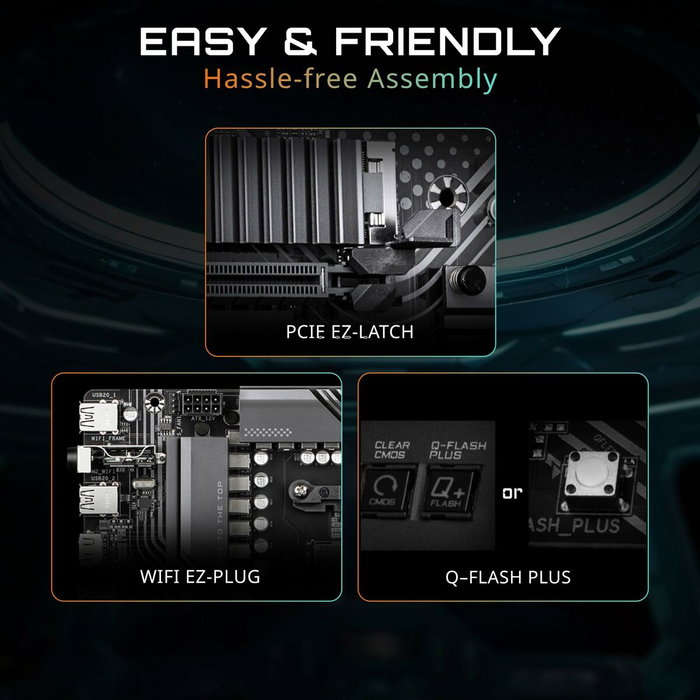 Carte Mère Gigabyte EAGLE AMD B550 AMD AM4