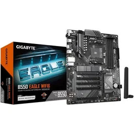 Gigabyte Carte mère B550 EAGLE WIFI6 ATX, Chipset AMD B550, DDR4, PCIe 4.0, WiFi 6